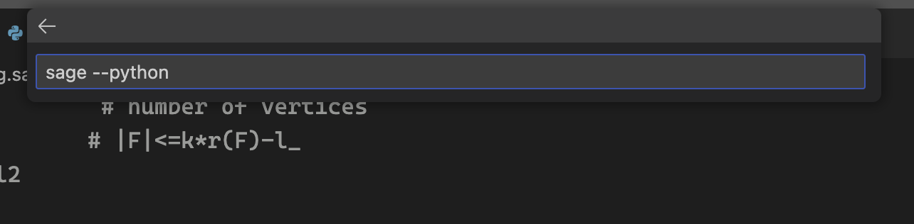 sage --python